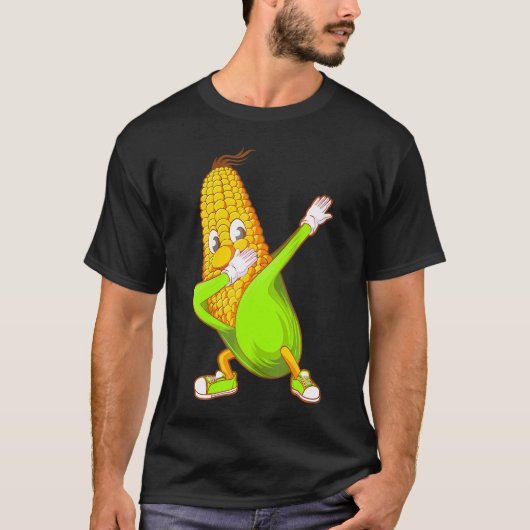 Funny Dabbing Corn Schattige Dancing Farmers.png T-shirt (Voorkant)