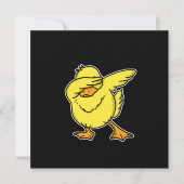 Funny Dabbing Duck Dab Aquatic Bird Lover Gift Kaart (Voorkant)