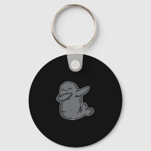 Funny Dabbing Dugong Dab Dance Manatee Lover Gift Sleutelhanger