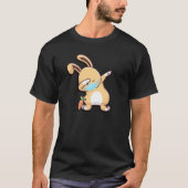 Funny Dabbing Easter Bunny 2021 T-shirt (Voorkant)