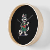 Funny Dabbing Husky Dog Kenya Football - Kenyan Fl (Hoek)