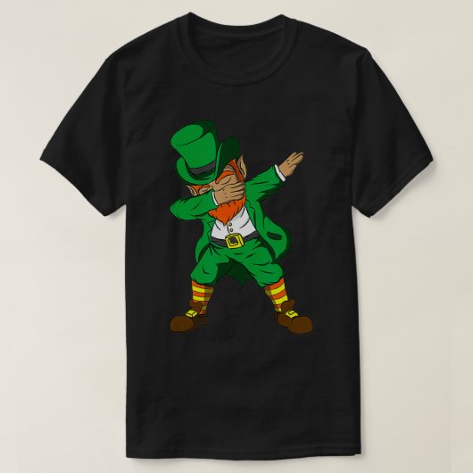 Funny Dabbing Kinder Boy Meisje St Patricks Dag T-shirt (Design voorkant)