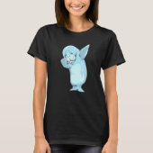 Funny Dabbing Manatee Dancing Zee Koe Gift T-shirt (Voorkant)