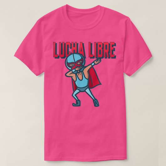 Funny Dabbing Meican Wrestler Luchador Lucha Libre T-shirt (Design voorkant)