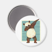 Funny Dabbing Panda Beer Tiener Graphics Cartoon K Magneet (Voorkant / Achterkant)