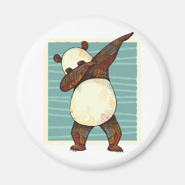 Funny Dabbing Panda Beer Tiener Graphics Cartoon K Magneet