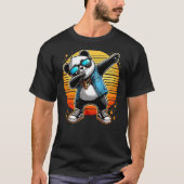 Funny Dabbing Panda Wearin a Sunglasses Panda Bear T-shirt (Voorkant)