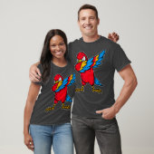 Funny Dabbing Parrot Dab Dance Cockato Bird T-shirt (Unisex)