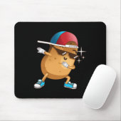 Funny Dabbing Potato Gift Cool Dancing Spuds Hip-h Muismat (Met muis)