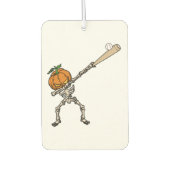 Funny Dabbing Pumpkin Head Baseball Gift Idea Luchtverfrisser (Voorkant)