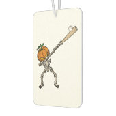 Funny Dabbing Pumpkin Head Baseball Gift Idea Luchtverfrisser (Links)