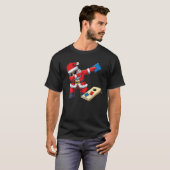 Funny Dabbing Santa Claus Cornhole T-shirt (Voorkant volledig)