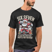 Funny Dabbing Santa Saw Your Search History Meme C T-shirt (Voorkant)