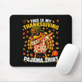 Funny Dabbing Turkey Thanksgiving Pajamas Pjs Srts Muismat (Met muis)
