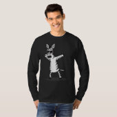 Funny Dabbing Zebra Top voor Dierenvrienden (Voorkant volledig)