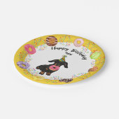 Funny Dachshund Birthday Party Paper Bord (Gekanteld)