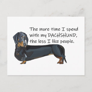 Funny Dachshund Briefkaart