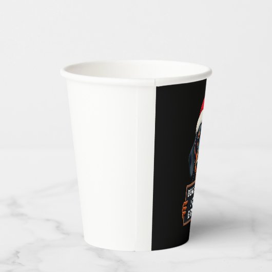 Funny Dachshund Christmas Dear Santa I Can Explain Papieren Bekers (Rechts)