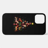 Funny Dachshund Christmas Tree Case-Mate iPhone Case (Achterkant (horizontaal))