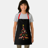 Funny Dachshund Christmas Tree Schort (Insitu)