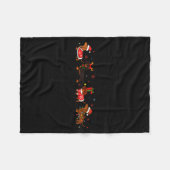 Funny Dachshund Christmas Weenie Dog Lover Cute Me Fleece Deken (Voorkant (Horizontaal))