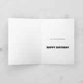 Funny Dachshund Dog Birthday Card Kaart (Binnen)