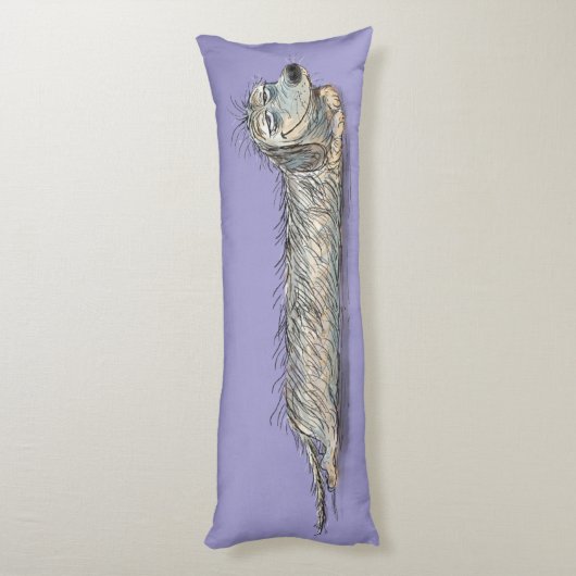 Funny Dachshund Dog Body Pillow Lichaamskussen (Achterkant (Verticaal))