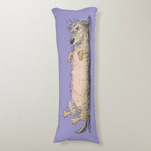 Funny Dachshund Dog Body Pillow Lichaamskussen (Voorkant Verticaal)