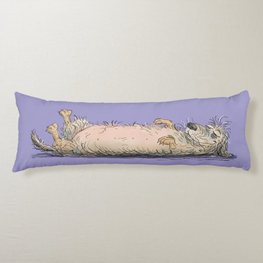 Funny Dachshund Dog Body Pillow Lichaamskussen (Voorkant)