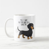 Funny Dachshund Dog Fart Koffiemok (Links)