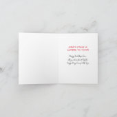 Funny Dachshund Dog Santa with Milk and Cookies Feestdagen Kaart (Binnen)