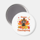 Funny Dachshund Dog Thanksgiving Herfst herfst Magneet (Voorkant / Achterkant)