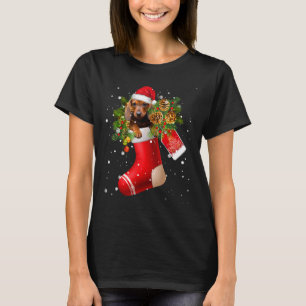 Funny Dachshund in Sock-kerstkerstkerstkerstkerstk T-shirt