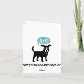 Funny Dachshund Love Valentijnsdag Cute Dog Feestdagen Kaart (Achterkant)