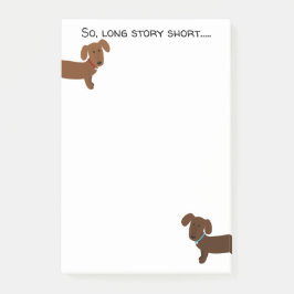 Funny Dachshund Lover Post-it® Notes