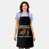 Funny Dachshund Lover Schort (Gedragen)