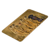 Funny Dachshund Meerkat Magnet Magneet (Linkerzijde)