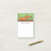 Funny Dachshund Post-It Notes (Op bureau)