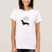 Funny Dachshund Sarcasm Shirt (Voorkant)