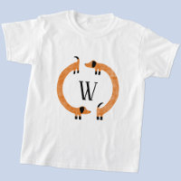 Funny Dachshund Sause Dog Monogram