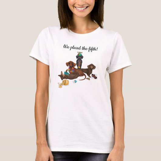 Funny Dachshund Shirt (Voorkant)