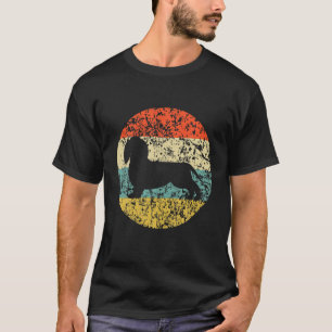 Funny  Dachshund Silhouette voor Hondenliefhebbers T-shirt