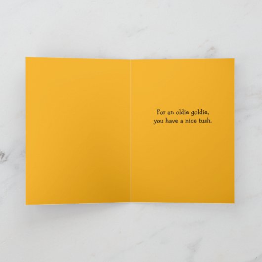 Funny Dachshund Sniffing Golden Retriever Butt Kaart (Binnen)