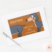 Funny Dachshund Stickers (Envelop)
