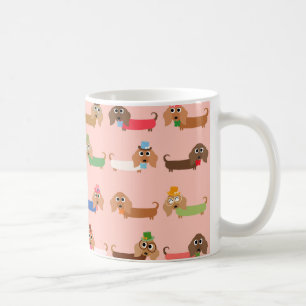Funny Dachshunds Koffiemok