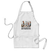 Funny Dad Apron – Chief of Jokes & Snack Holder Standaard Schort (Voorkant)