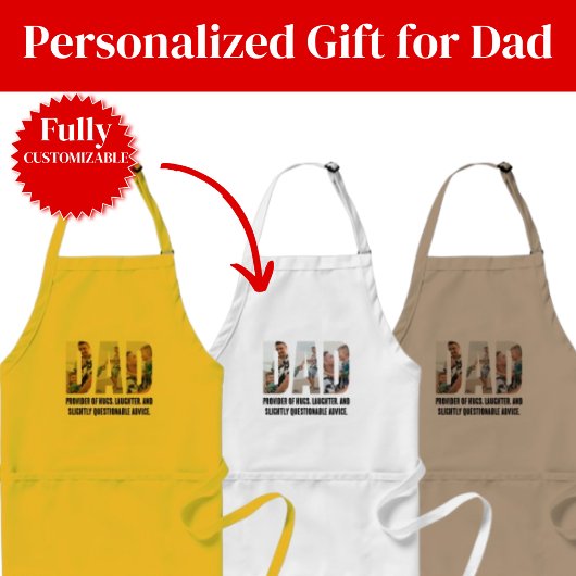 Funny Dad Apron Christmas Gifts for Dad Standaard Schort