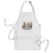 Funny Dad Apron Gift for Dad Standaard Schort (Voorkant)