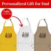 Funny Dad Apron Gift for Dad Standaard Schort