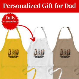 Funny Dad Apron – Handyman, Comedian & Legend Standaard Schort